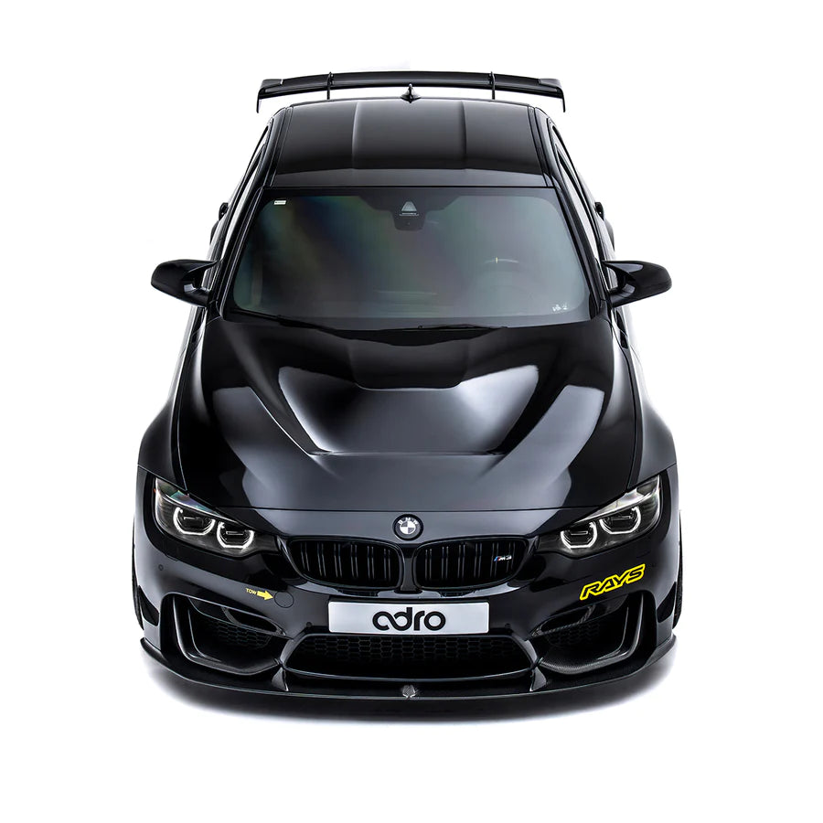 BMW F80 M3 AT-R1 Swan Neck Wing - Curved