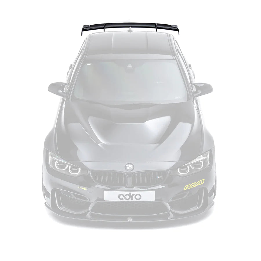 BMW F80 M3 AT-R1 Swan Neck Wing - Curved