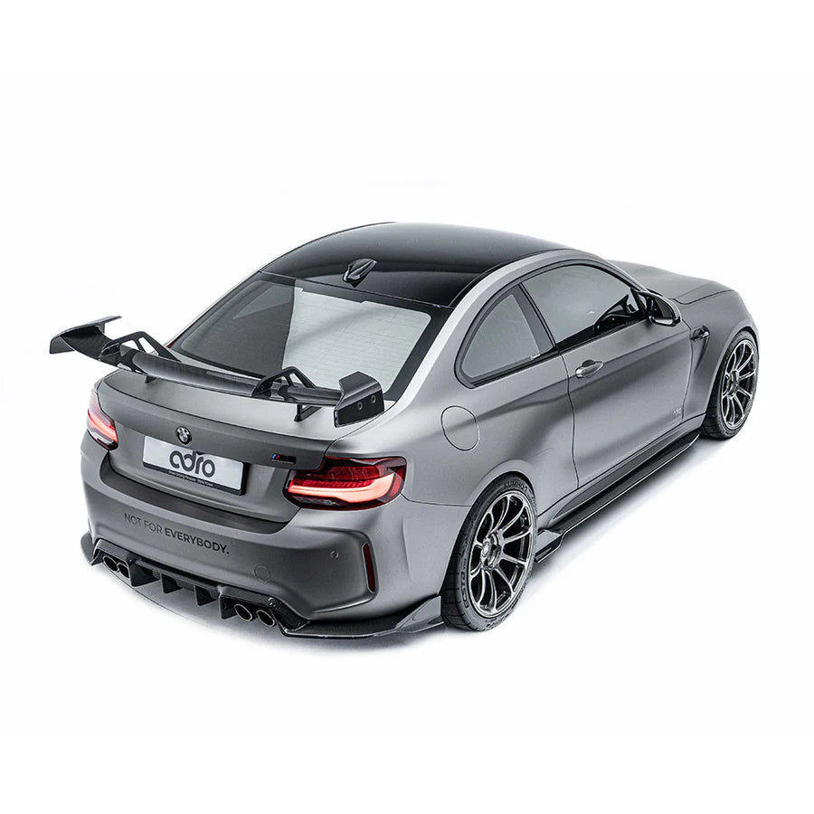 BMW F87 M2 AT-R1 Swan Neck Wing - Curved