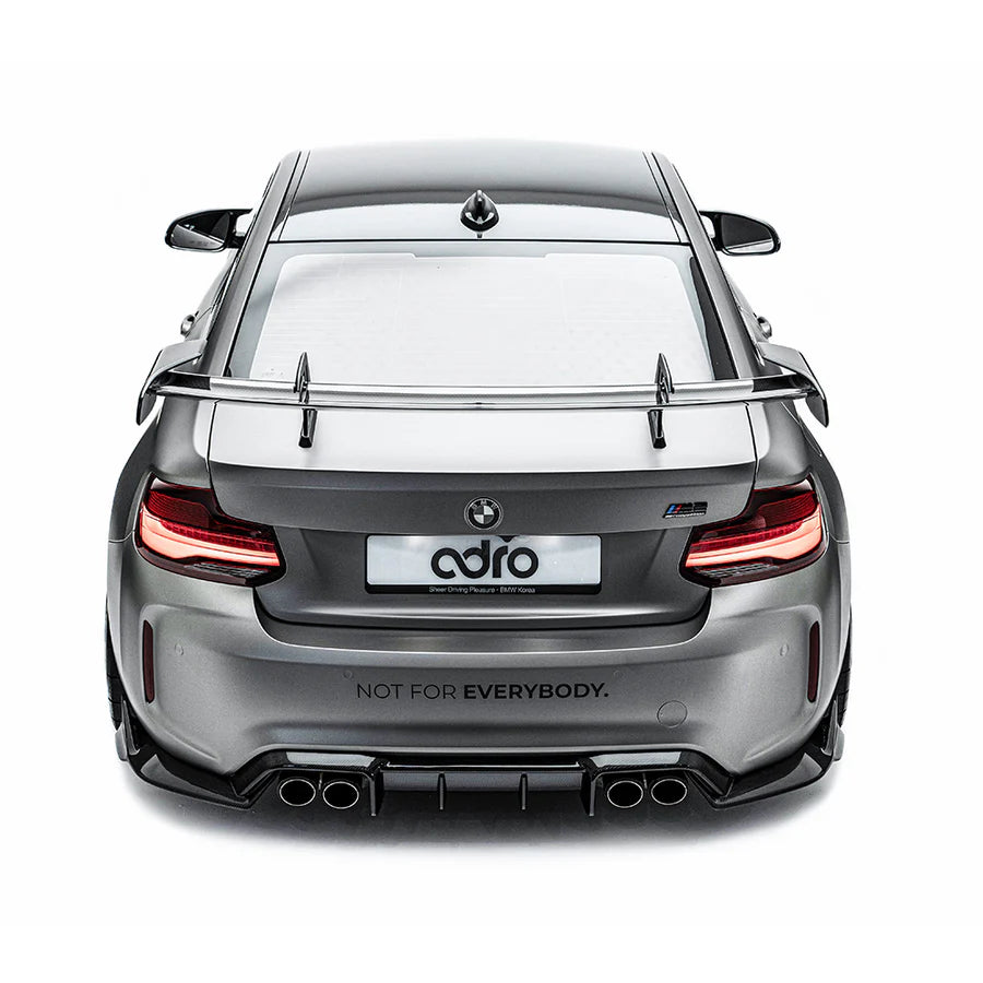 BMW F87 M2 AT-R1 Swan Neck Wing - Curved