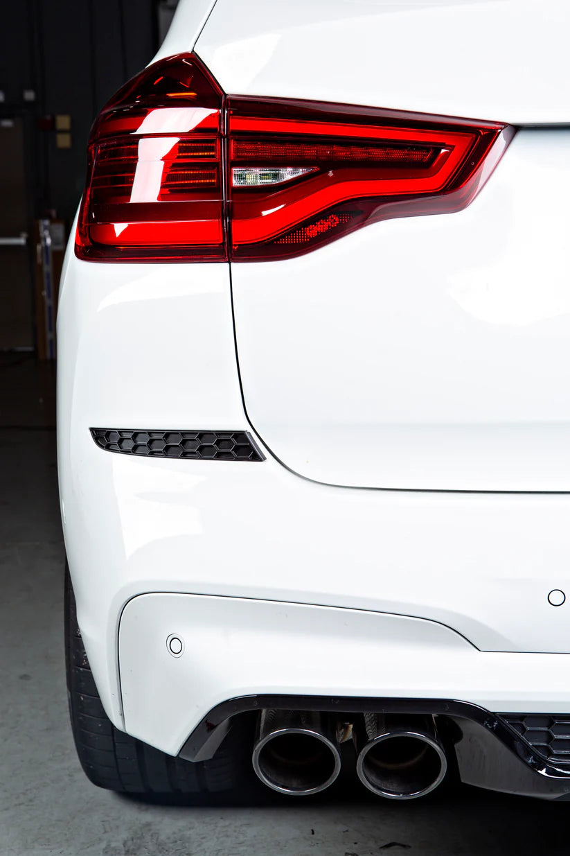 BMW F97 X3M Rear Reflector Delete Kit - Honeycomb