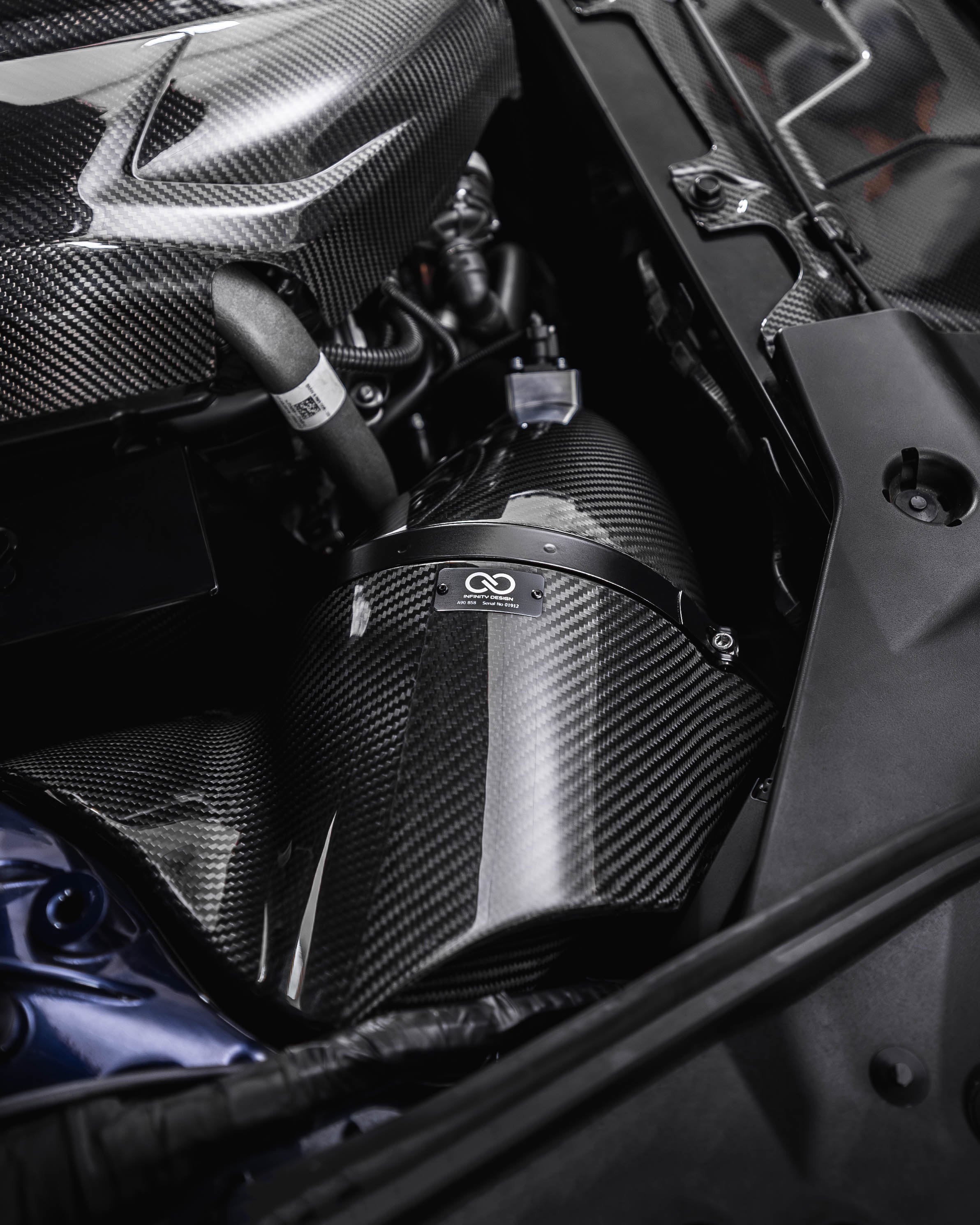 Toyota A9X Supra B58 Carbon Fiber Air Intake