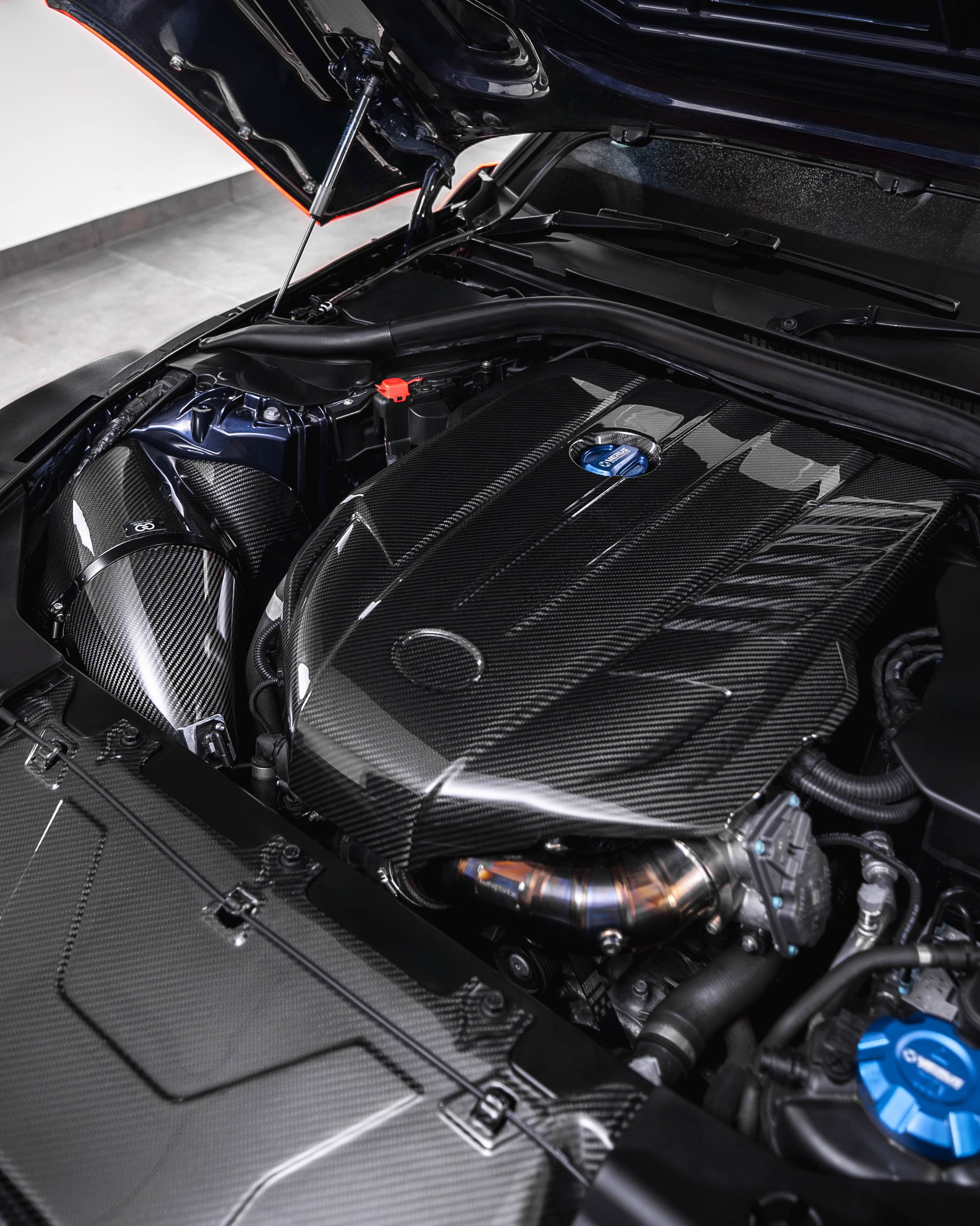 Toyota A9X Supra B58 Carbon Fiber Air Intake