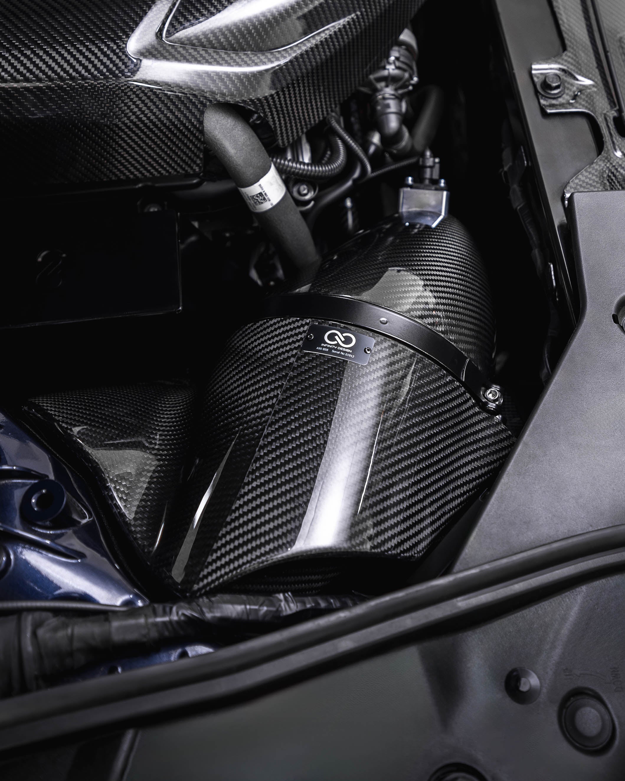 Toyota A9X Supra B58 Carbon Fiber Air Intake