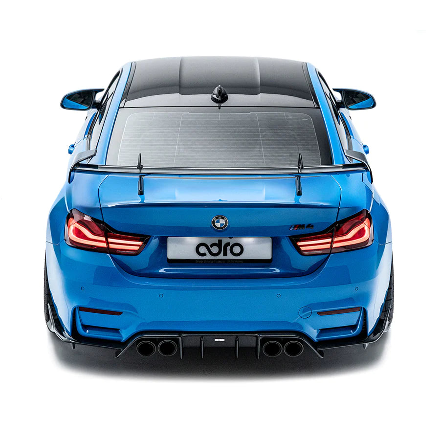 BMW F82 M4 AT-R1 Swan Neck Wing - Curved