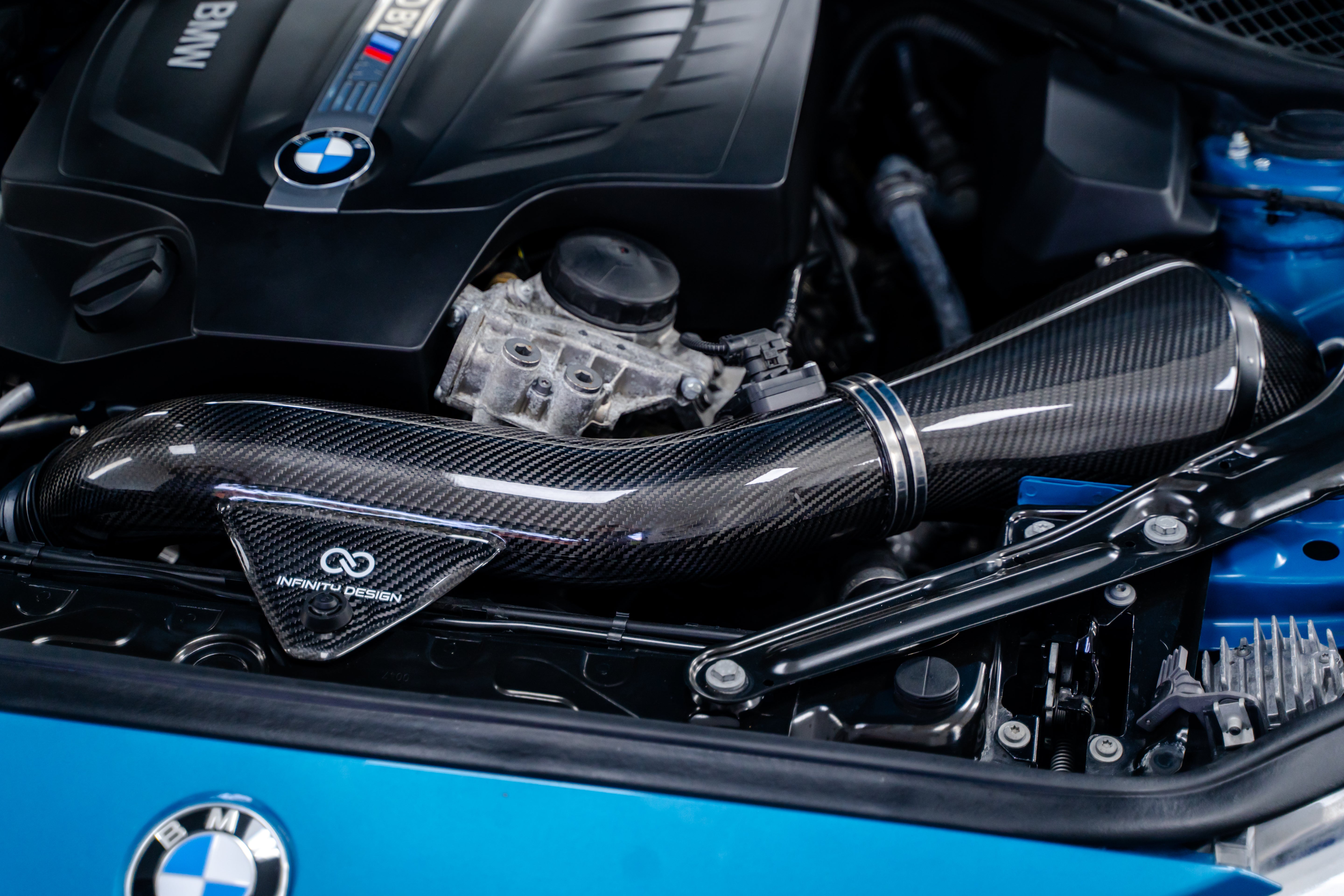BMW F-Series M135i/M235i/335i/435i/M2 N55 Carbon Fiber Air Intake