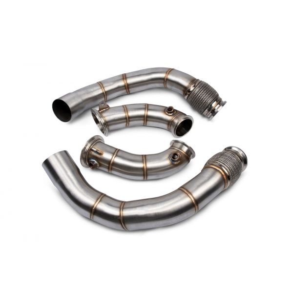 BMW F90 M5 S63 Decat Downpipes
