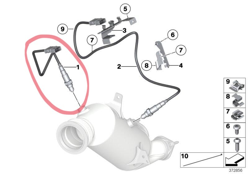 BMW F-Series N55 Lambda Monitor Before Catalytic Converter