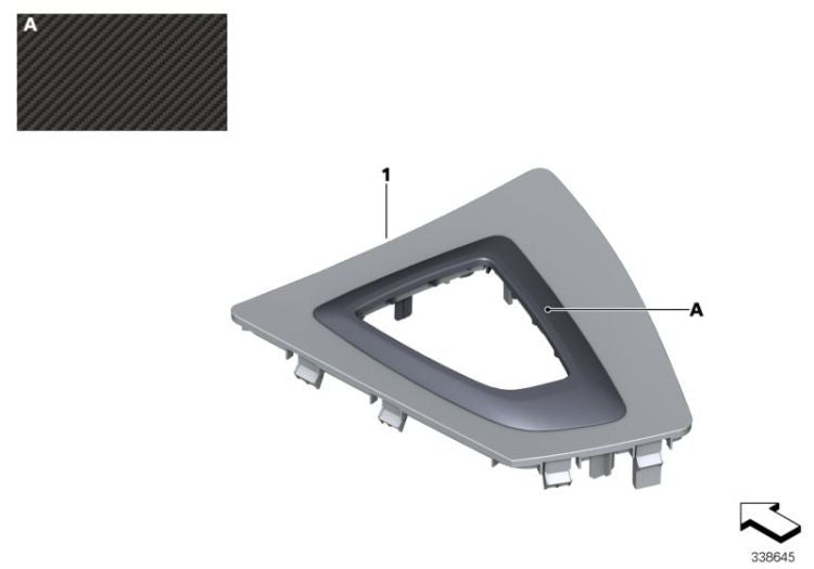 BMW F-Series Gearbox Surround Trim OEM M Performance
