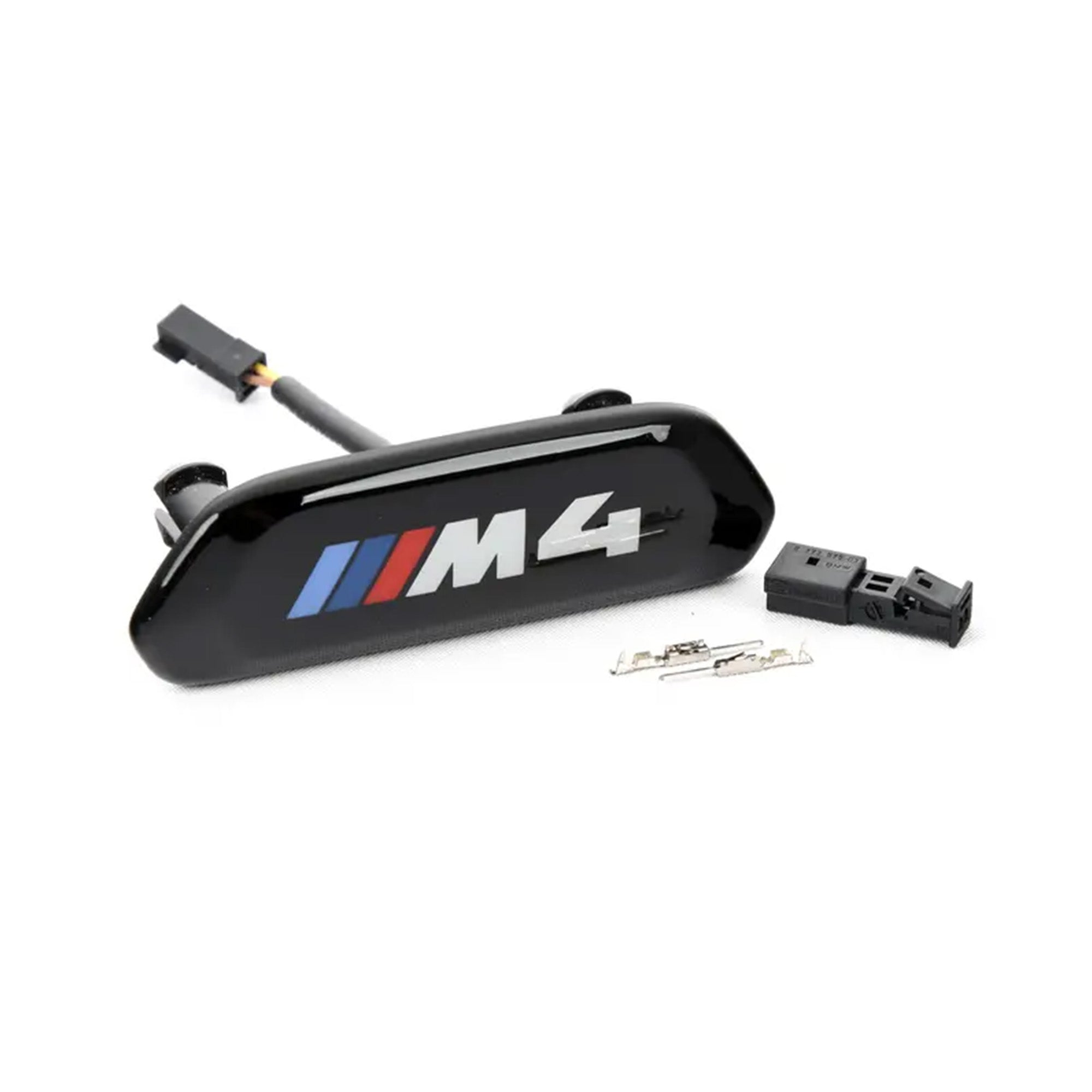 BMW F8X M4 - Black Illuminated Seat Badge - OEM BMW